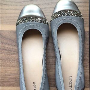 Alfani Womens Jemah Gray Slip ons